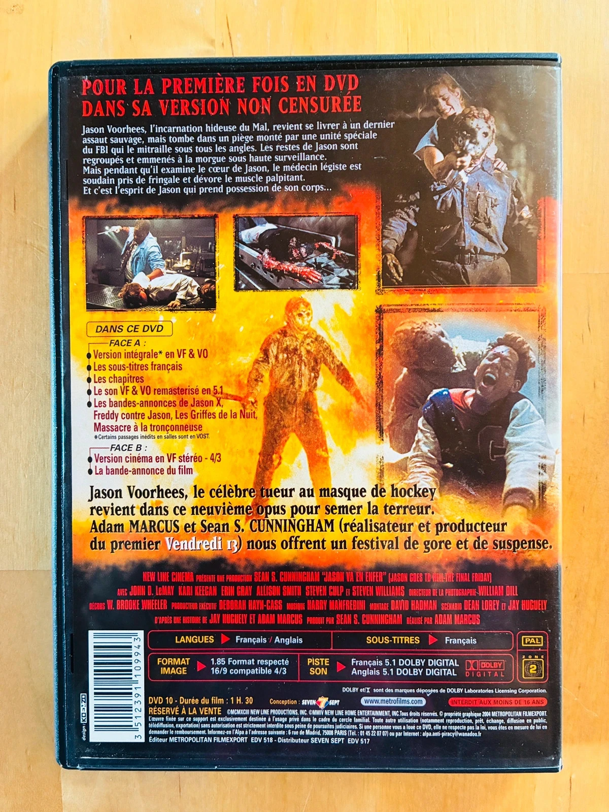 DVD Vrijdag de 13e: Jason gaat naar de hel integrale editie. – photo 5